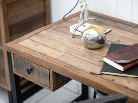 Halsey reclaimed wooden desk finance options available