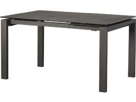 Santiago 140cm dark grey extending dining table available at Lee Longlands