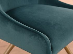 Natalia Teal Dining Chair