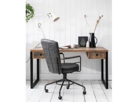 Ramsey office chair with Halsey reclaimed desk