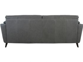Yosemite Leather Grey Sofa Back