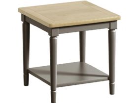 Solent Grey Lamp Table