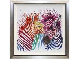 Party Zebras Liquid Art