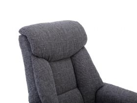 Lippe Swivel Recliner Chair and Stool