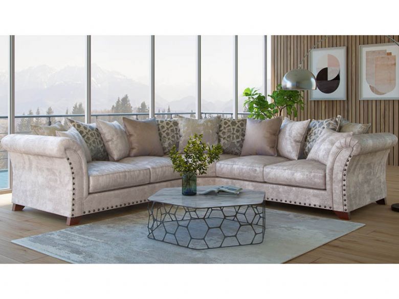 Lana fabric sofa range available as standard or scatter back
