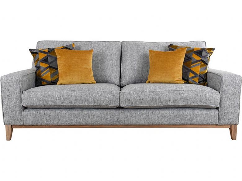 Charlotte grey fabric grand sofa available at Lee Longlands