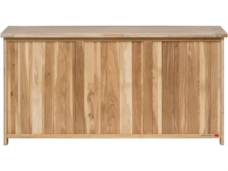 Narvik oak large sideboard with metal handles