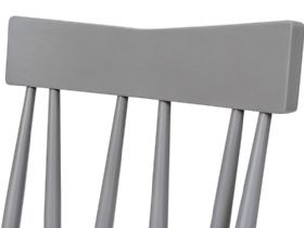 Narvik dining chair with wooden seat