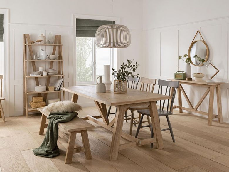 Narvik oak dining range White Glove 2 man delivery available