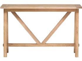 Narvik wood 130cm console table available at Lee Longlands