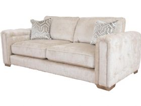 Geovanni glamorous fabric large sofa standard back