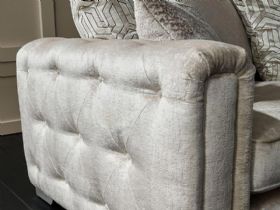 Geovanni cream fabric sofa collection finance options available
