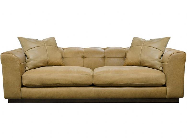 Kingsley Contemporary Leather 4 Seater Sofa interest free credit available