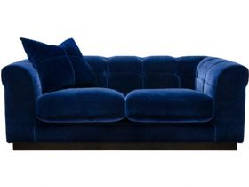 Kingsley fabric blue 2 seater sofa available at Lee Longlands