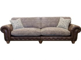 Hamilton 4 seater fabric leather sofa available at Lee Longlands
