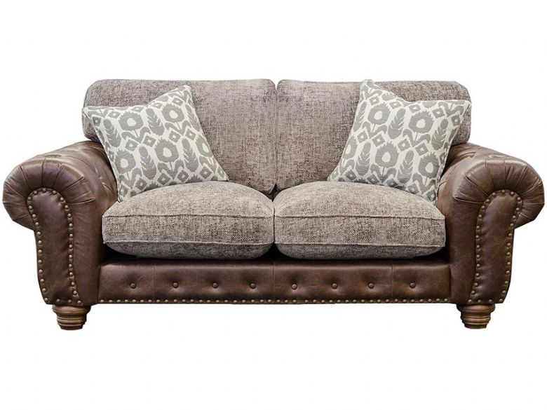 Hamilton 2 seater fabric and leather sofa available at Lee Longlands