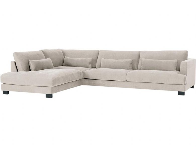 Brandon LHF fabric large corner chaise available at Lee Longlands