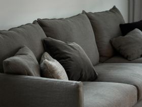 Sally modular sofa collection available in fabric or velvet