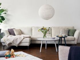 Stella contemporary fabric sofa range finance options available