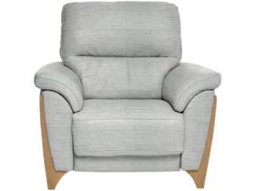 Ercol Enna light grey fabric chair available at Lee Longlands