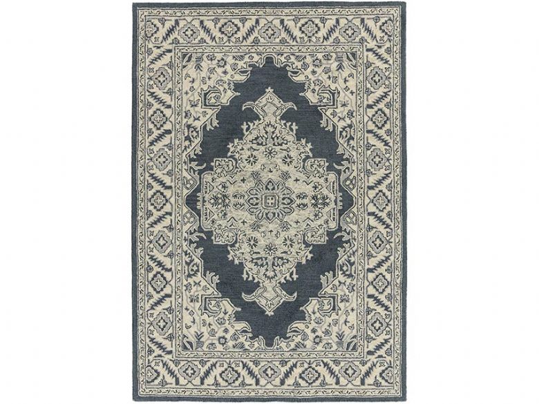 Bronte 120 x 170cm dark grey rug available at Lee Longlands