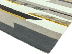 Matrix grey rug 230 x 160cm abstract design
