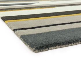 Matrix rug light and dark grey different designs available