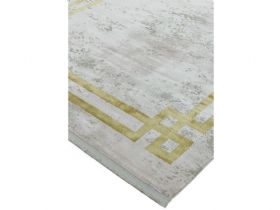 Olympia 120cm x 170cm rug with gold border