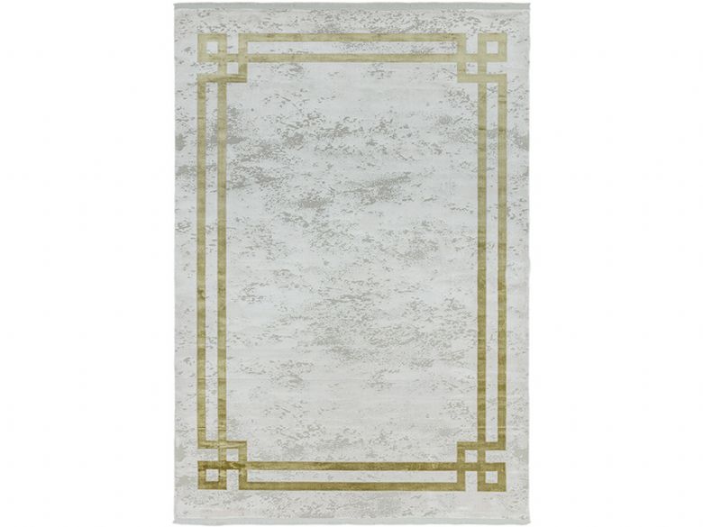 Olympia gold grey large rug available at Lee Longlands