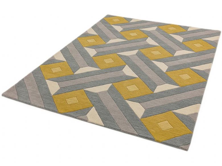 Reef 120 x 170cm geometric grey rug other sizes available
