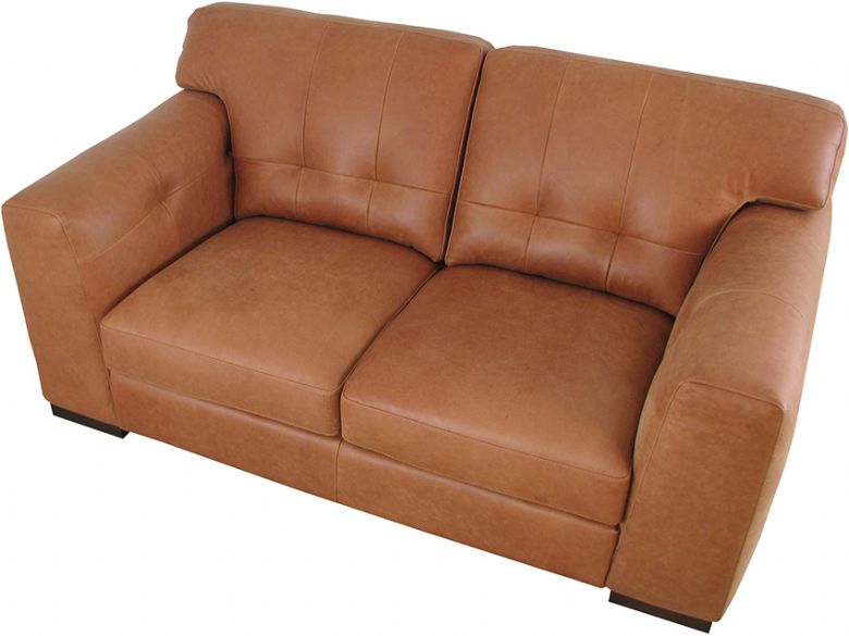 Simpson 2 seater leather sofa