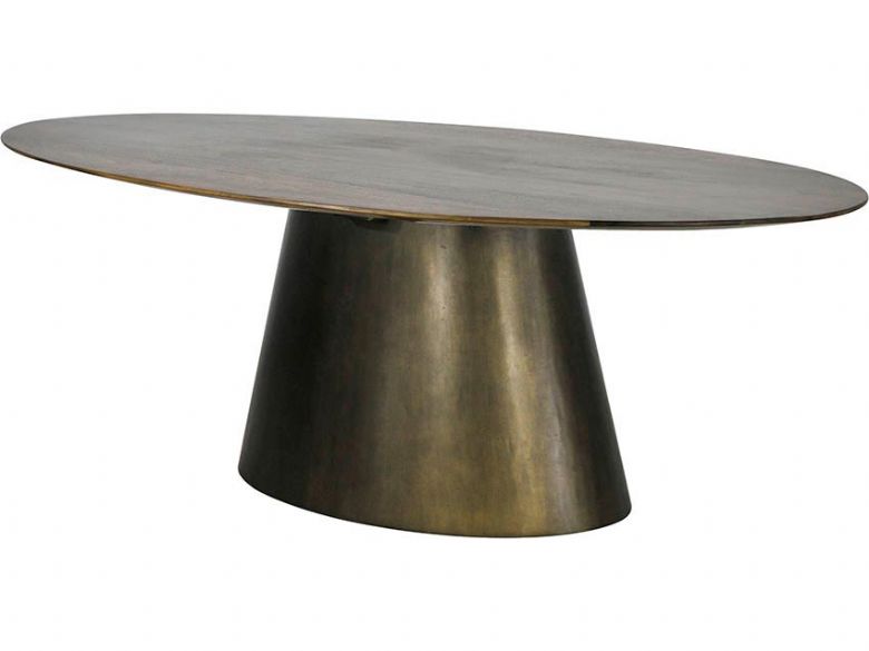 Giovanny contemporary walnut dining table