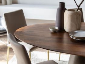Giovanny modern dining table White Glove delivery