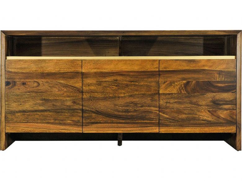 Giovanny walnut brass wide sideboard available at Lee Longlands