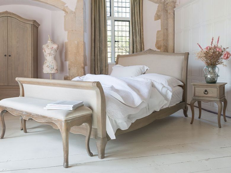 Camille oak bedroom range available at Lee Longlands