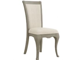 Camille limed oak upholstered chair