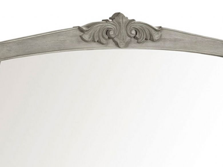 Camille oak wall mirror