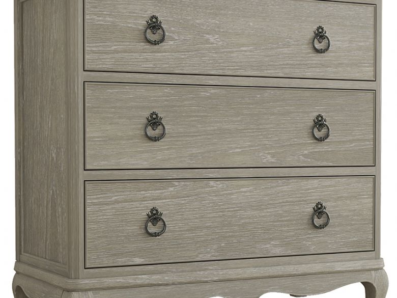 Camille limed oak chest of drawers