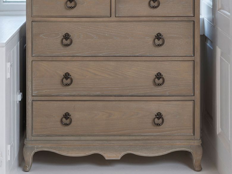 Camille limed oak chest