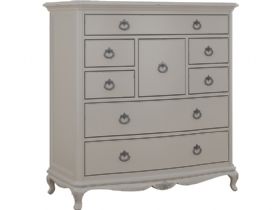 Etienne grey French style 8 drawer chest available at Lee Longlands