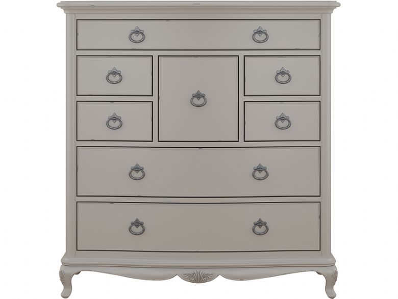 Etienne grey French style chest of drawers 2 man White Glove delivery service