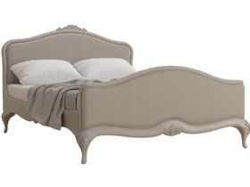 Etienne upholstered painted grey 6'0 bed