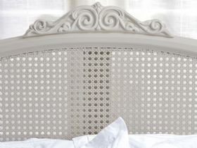 Etienne French style distressed 4'6 bedframe