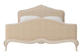 Ivory French style bedroom furniture including upholstered bed frames