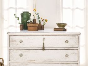 Atelier distressed chest of 3 drawers