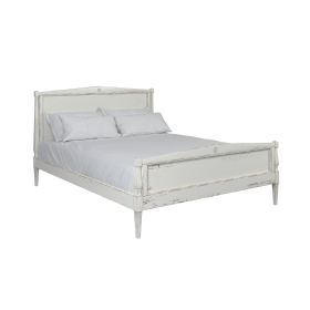 Atelier distressed 4'6 bed frame