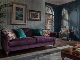 Lamour fabric purple grand sofa interest free credit available