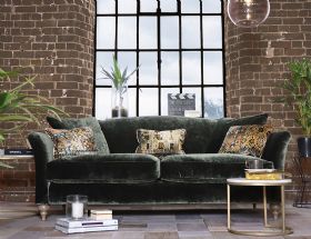Lamour green velvet 2 seater sofa available at Lee Longlands