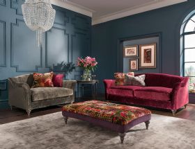 Lamour velvet sofa range available at Lee Longlands