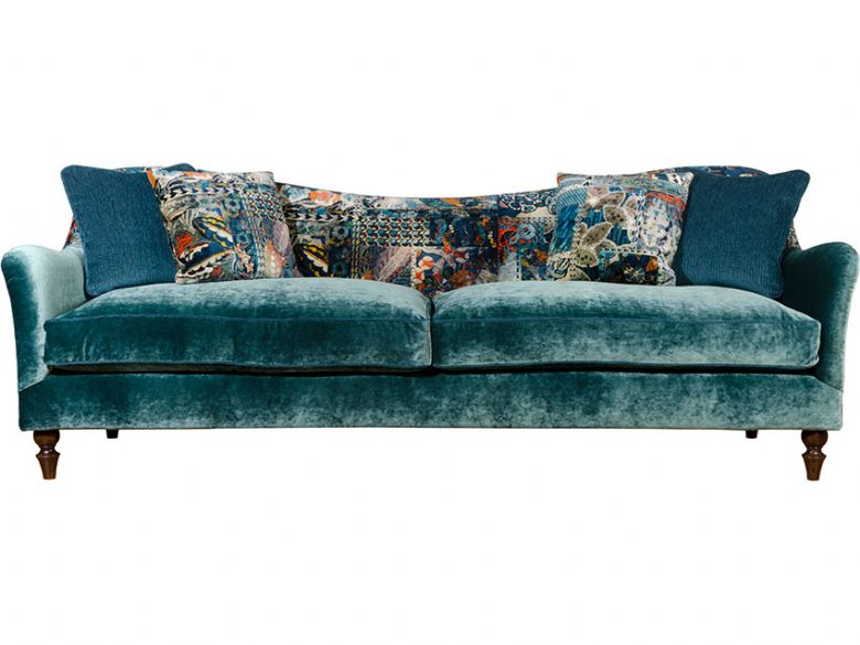 Spink and Edgar Tiffany blue sofa available at Lee Longlands